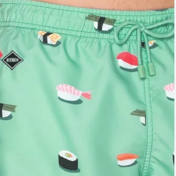 NWT NIKBEN JIRO Swim Shorts 1003- Green Size Large. - Picture 3 of 10